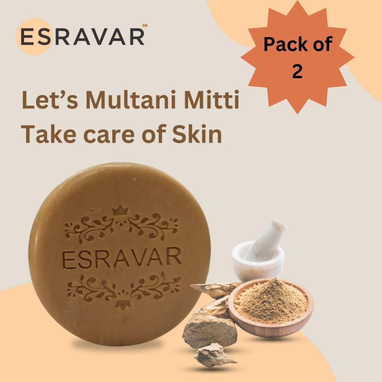 Multani Mitti Soap (Pack of 2)