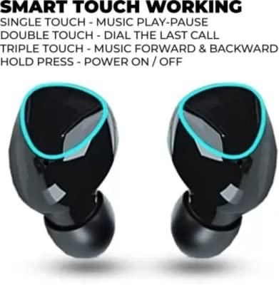 M10 TWS Wireless Earphone Touch Bluetooth Earplugs in The Ear Stereo Sport Headsets Noise Reduction Headphones with Digital Display Black